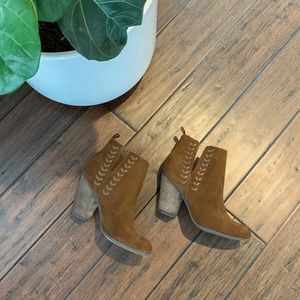 Suede Booties - Worn once!